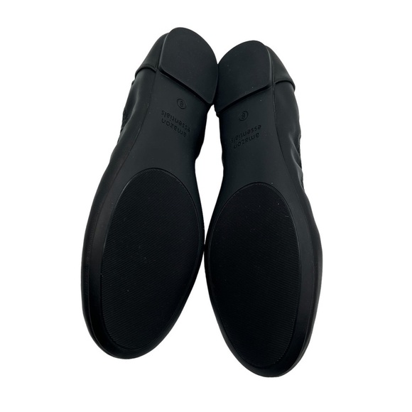 NWT Amazon Essentials Black Ballet Flats Size 8 Women’s - Picture 9 of 9